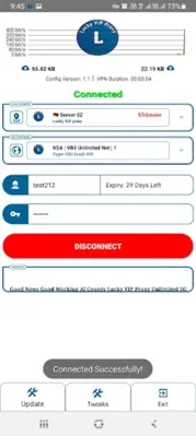 Lucky VIP Proxy android App screenshot 5